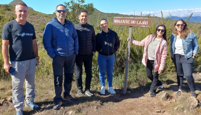 Visita ao Mirante do Lajão, no Parque Nacional do Caparaó