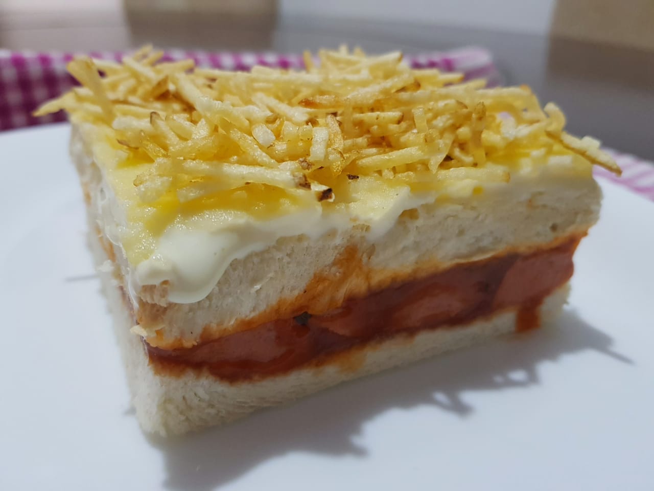 Torta de cachorro-quente &eacute; um dos quitutes do "Arrai&aacute; da Mar&iacute;lia" 