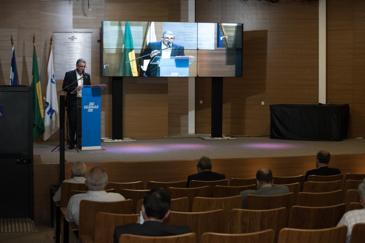 Pedro Rigo, Superintendente do Sebrae/ES, no lan&ccedil;amento do Guia do Candidato Empreendedor. 