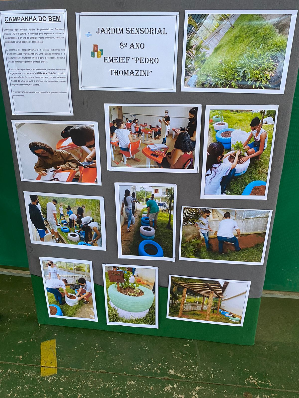 Os trabalhos desenvolvidos pelos alunos de Itagua&ccedil;u foram apresentados aos visitantes.