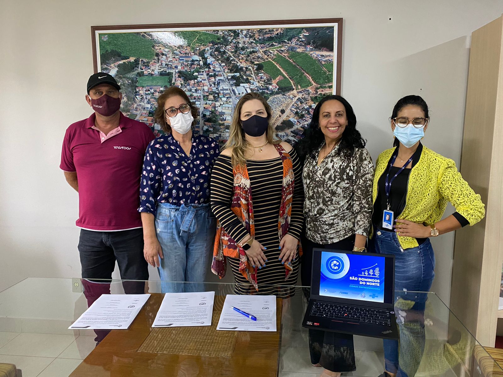 O plano de a&ccedil;&atilde;o foi entregue &agrave; prefeita Ana Izabel Malacarne de Oliveira.