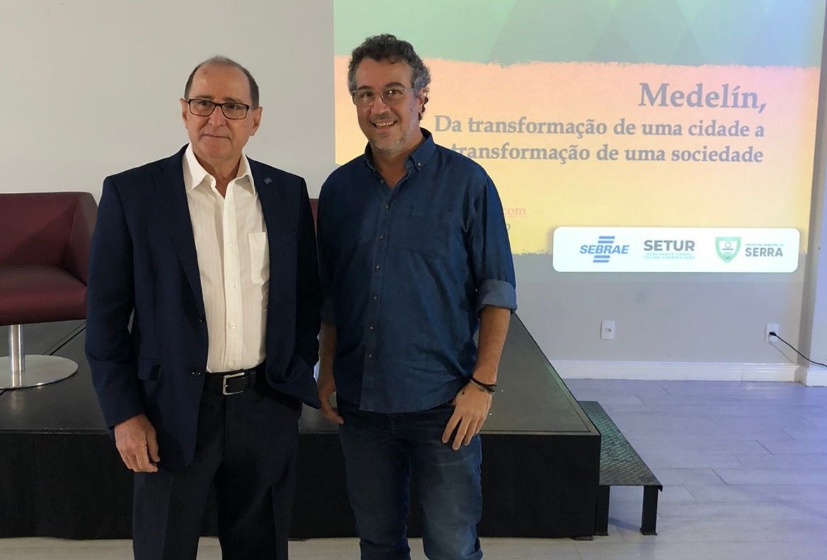 Jorge Melguizo ministrou a palestra “Medelín: da transformação de uma cidade a transformação de uma sociedade”.